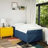 Boxspringbett mit Matratze Blau 90x190 cm Stoff Produktbild-Vorschau 3