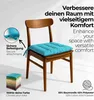 Sitzkissen Stuhlkissen Indoor & Outdoor 4er Set 40x40 cm - Produktbild-Vorschau 4