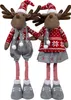 Elch 60cm (72cm) stehend, 2er Set Dekofigur Weihnachten Produktbild-Vorschau 1