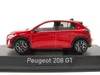 Norev 472842 Peugeot 208 GT 2024 rot 1:43 Produktbild-Vorschau 3