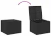 vidaXL Zahradní truhla Black 291L Poly Rattan Náhled obrázku produktu 6