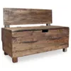 The Living Store Sitzbank Altholz Massiv 86 x 40 x 60 cm Produktbild-Vorschau 5