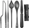 HENDI Set de présentation, 6 pièces, noir, 255x25x(H)100mm Voir les images du produit 11
