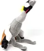 A plush toy crane sits on a white background. Produktbild-Vorschau
