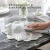 Tischset Metallic Blume 6er Set abwaschbar, rundes Platzset Produktbild-Vorschau 8