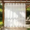 1x Vorhang Outdoor Weiß Wasserdicht Winddicht mit Ösen Oben Produktbild-Vorschau 11
