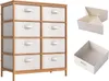 KOMFOTTEU Kommode mit 8 Stoffschubladen, Schubladenschrank Produktbild-Vorschau 1