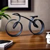 Fahrrad Drahtskulptur Metall modern Deko Figur Produktbild-Vorschau 3