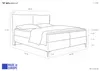 Boxspringbett mit Bettkasten – Polsterbett 160 x 200 cm mit Produktbild-Vorschau 3