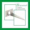 Novatool 4 x Gartenspies 10 x 6 x 18 cm Edelstahl Profi Produktbild-Vorschau 2