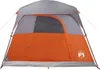 vidaXL Tenda da campeggio 4 persone Arancione Impermeabile Anteprima dell’immagine prodotto 4