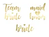 Temporäre Tattoos für Junggesellinnenabschiede, Gold, 13 Produktbild-Vorschau 1