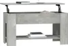 Tavolino vidaXL grigio cemento 101x49x52 cm in materiale Anteprima dell’immagine prodotto 8