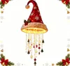 Lustre suspendu illuminé, en forme de bonnet de Père Noël Voir les images du produit 2