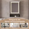 INONEFT Zrkadlová skrinka do kúpeľne s LED osvetlením, 3 Náhľad obrázku produktu 8