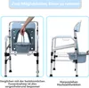 Sedia da comodo Jopassy Sgabello e sedile da doccia Sedia Anteprima dell’immagine prodotto 4