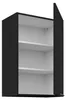 Küchen Hängeschrank 50 cm SIENA Schwarz Küche Küchenzeile Produktbild-Vorschau 2