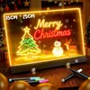 LED kreslicšª tabule, akrylovš¢ poznš¢mkovš¢ tabule 35x25cm Náhled obrázku produktu 1