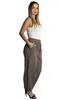 297 Mississhop Damen leichte einfarbige Hose Sommerhose Produktbild-Vorschau 3