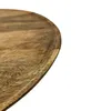 Holzteller Dekoteller rund hellbraun 37 cm Kerzenteller Produktbild-Vorschau 7