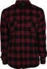 Urban Classics CHECKED FLANELL Hemd schwarz bordeaux - L Produktbild-Vorschau 2