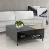 SYRAKUS Couchtisch Betonoptik Matera / Sonoma Eiche Produktbild-Vorschau 1