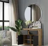Comodà 80 cm in rovere Wotan / antracite, 2 cassetti, 2 Anteprima dell’immagine prodotto 4