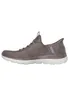 A side view of a gray Skechers sneaker on a white background. Produktbild-Vorschau