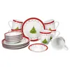 set da colazione 18 pezzi Sogno di Natale in porcellana 6 Anteprima dell’immagine prodotto 2
