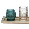 Sanga Tablett mit Teelichthaltern, Blue, Glas Produktbild-Vorschau 6