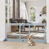 PawHut Barrière de sécurité pour chien extensible barrière Voir les images du produit 2