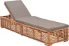 vidaXL Sonnenliege mit Dunkelgrauem Kissen Teak Massivholz Produktbild-Vorschau 6