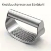 Knoblauchpresse Edelstahl Knoblauchwippe & Einfache Produktbild-Vorschau 5