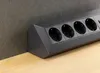 4-fach Steckdosenblock, USB-A+C, schwarz, Aufbaumontage, Produktbild-Vorschau 11