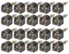 10 párů černých hrotů 12 x 12 mm jako náhrada za podpatky Náhled obrázku produktu 3