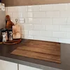 KitchenYeah® Kryt varnej dosky vzhľad dreva - hnedý, Náhľad obrázku produktu 5