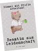 Mr. & Mrs. Panda Postkarte Beamtin Leidenschaft - Grau Produktbild-Vorschau 1