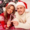 Glitzer Zuckerstangen Christbaumschmuck 8 Stück Rot Produktbild-Vorschau 5