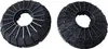 Two black charcoal filters are shown side-by-side against a white background. Produktbild-Vorschau