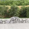 Gabionen mit Hochbogen 30 Stk. 200x50x40/60 cm Verzinktes Produktbild-Vorschau 2