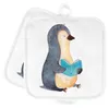 Mr. & Mrs. Panda Topflappen Pinguin Buch - Weiß - Geschenk, Produktbild-Vorschau 1