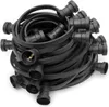ILLU Lichterkette schwarz - 100 Meter Installations-Rohware - E27 Fassungen alle 100cm Produktbild-Vorschau