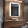 Spiegel mit Beleuchtung 60x130 cm Lila - Vertikal Produktbild-Vorschau 2