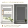 Sonello Wabenplissee Klemmfix ohne Bohren 85cm x 160cm Grau Produktbild-Vorschau 7