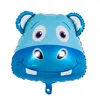 Ballon en plastique animal, hippopotame env. 49*55 cm Voir les images du produit 3