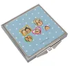 Mr. & Mrs. Panda Handspiegel Igel Familie - Blau Pastell - Produktbild-Vorschau 2