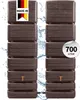 2x 350L GRAF SLIM Wood Decor Set darkwood 1840x600x390cm Anteprima dell’immagine prodotto 4