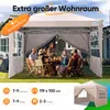 Quictent Pavillon, 2x2m Faltpavillon mit 4 Seitenteilen, Produktbild-Vorschau 2