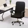 Hohe Stretch-Büro-Stuhl-Abdeckung, Jacquard große Größe Produktbild-Vorschau 3