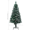 vidaXL Sapin de Noël artificiel avec pommes de pin et Voir les images du produit 6
